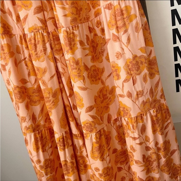 NEW Free People x Jen's Pirate Booty Electro Floral Seadrift Flare Pants - Picture 8 of 12